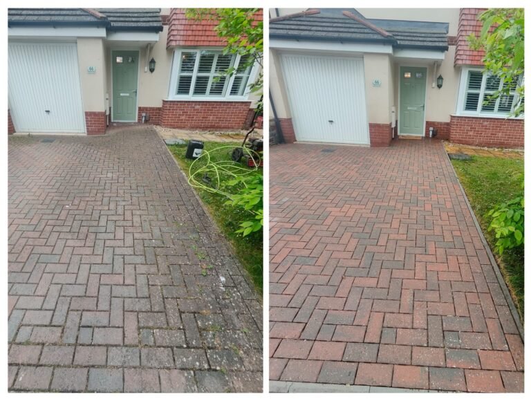 Effective pressure washing of block paving in Bristol